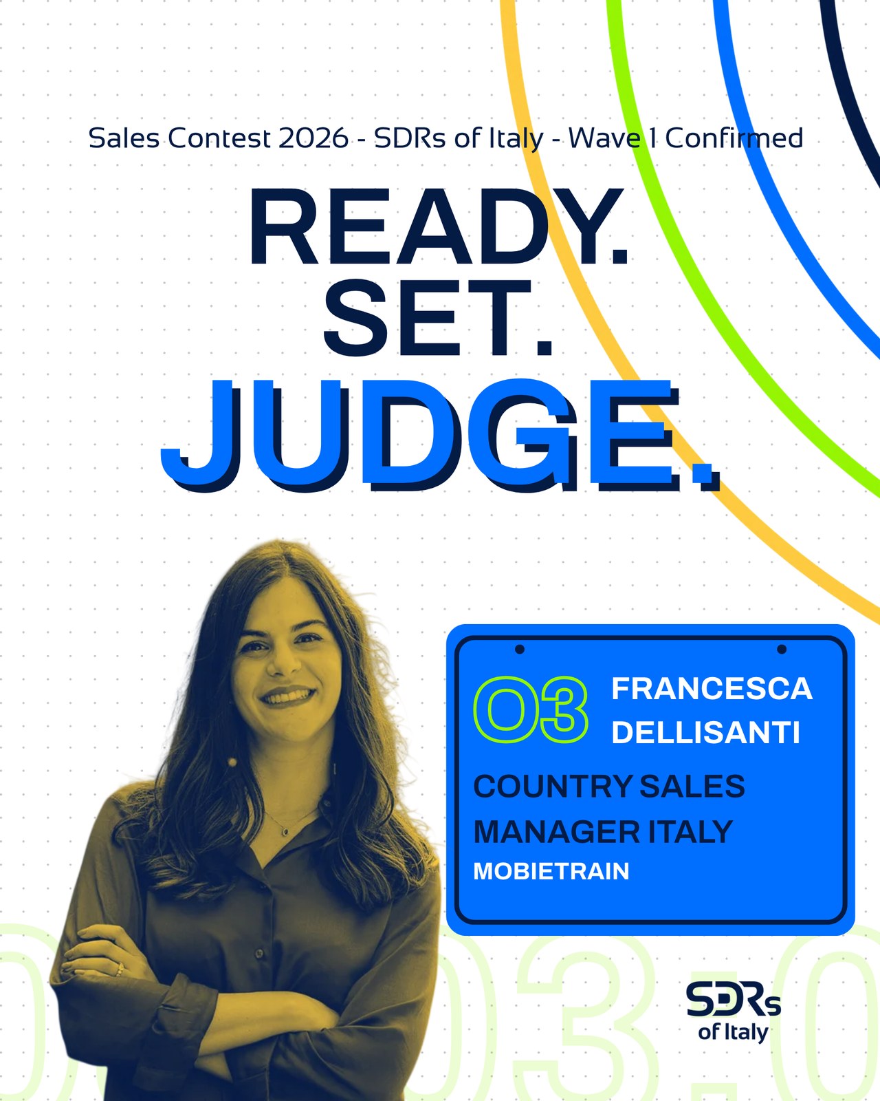 Judge announcement, Francesca Dellisanti